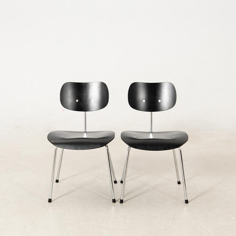 Egon Eiermann, chairs 4 pcs "SE 68", Wilde & Spieth 2000s.