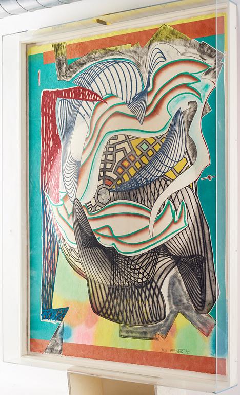 Frank Stella, "The Funeral (Dome)" from: "Moby Dick Domes Series".