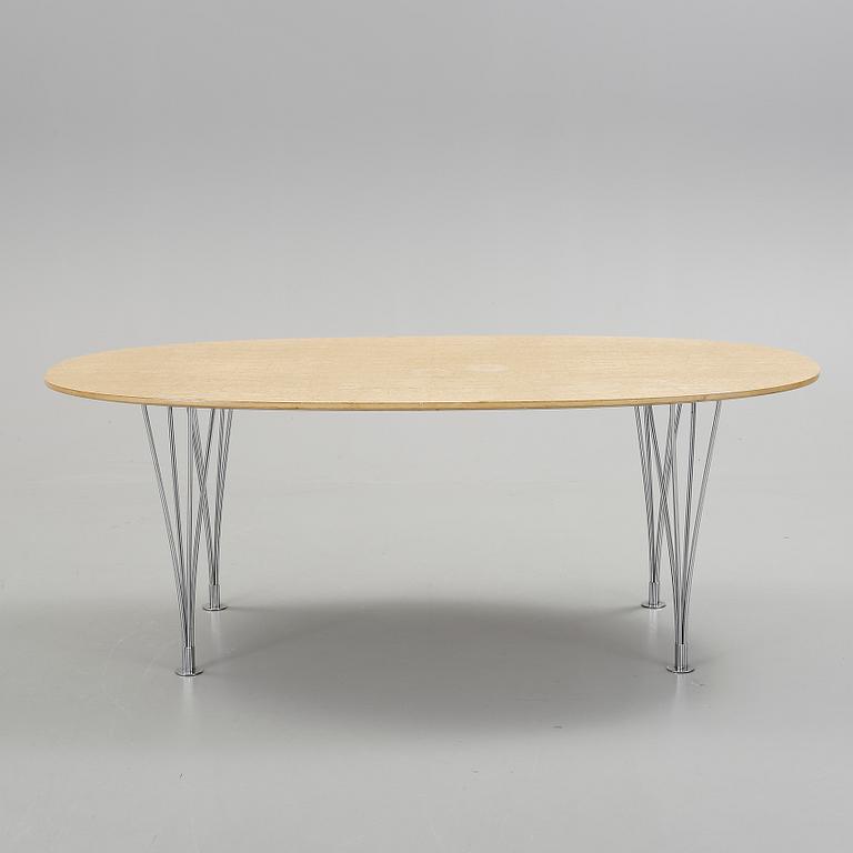SOFFBORD, "Superellips" Design Bruno Mathsson och Piet Hein för Fritz Hansen, 1900-talets andra hälft.