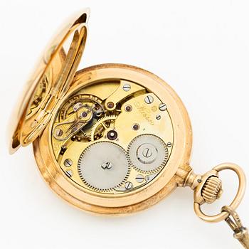 Pocket watch, hunter, 55 mm.