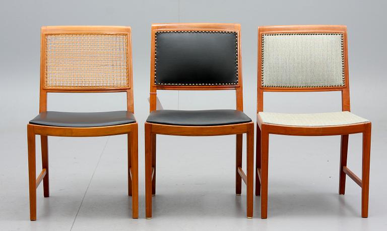 MATSALSBORD MED STOLAR, 1+5+3+2. Bertil Fridhagen, Bodafors Möbelfabrik, 1961.