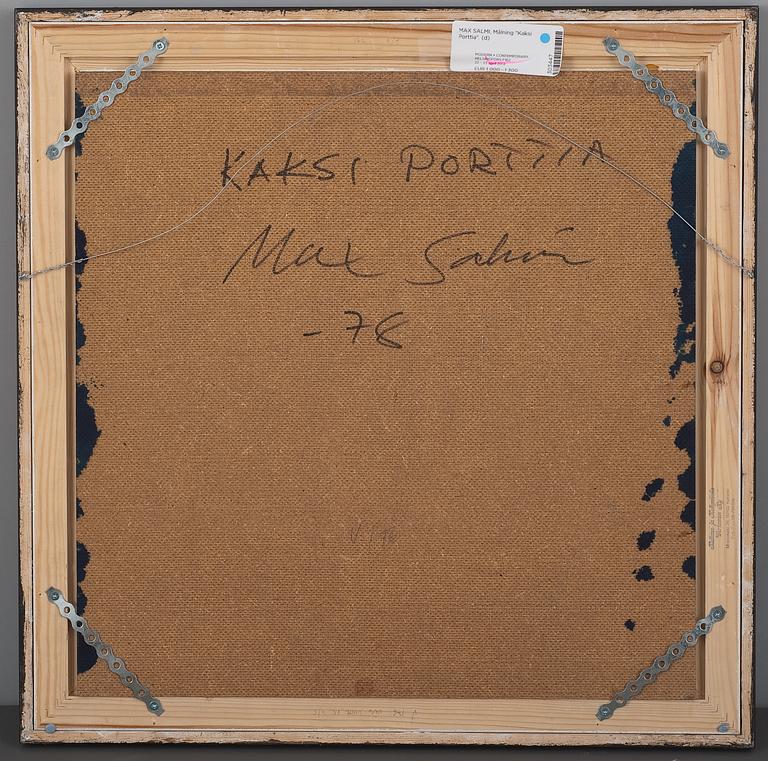 Max Salmi, "KAKSI PORTTIA".