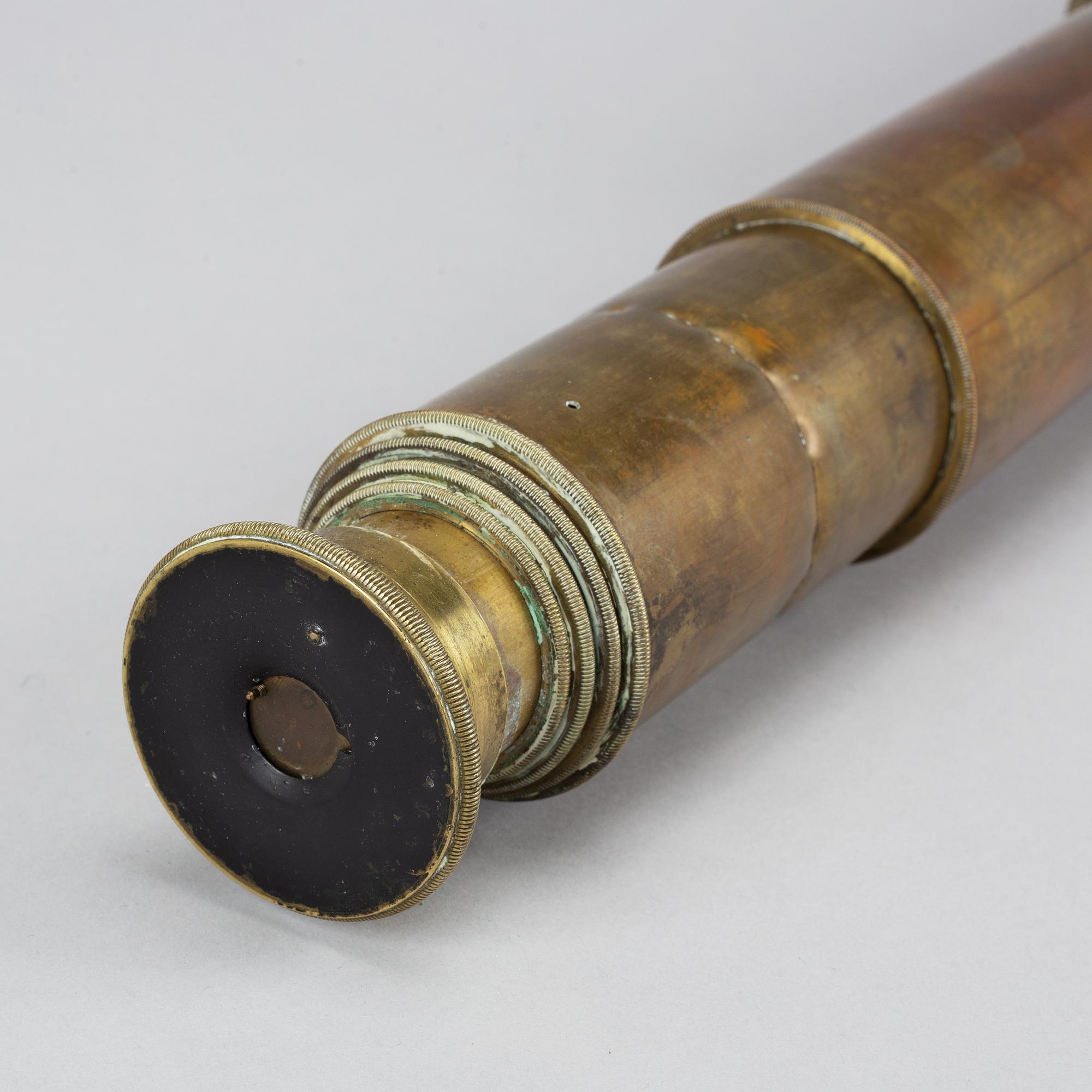 A spotting scope with stand, around 1900's.