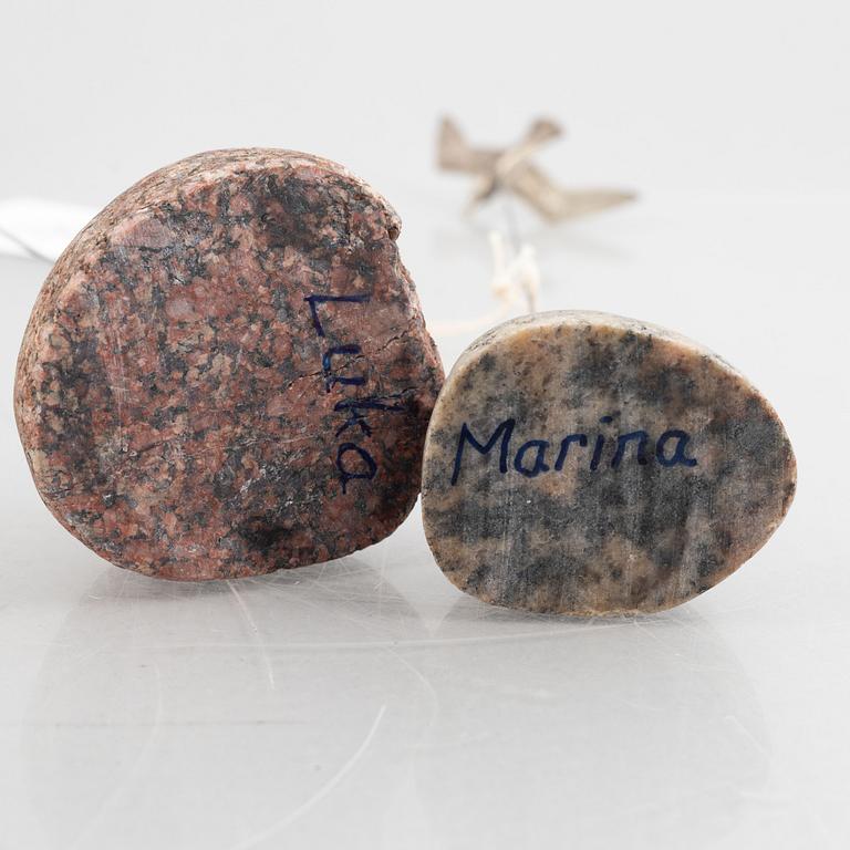 Rey Urban, two sterling silver birds, Stockholm 1995-2007.