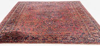 A semi-antique, so called, American Sarouk carpet, west Persia, ca 357 x 264 cm.