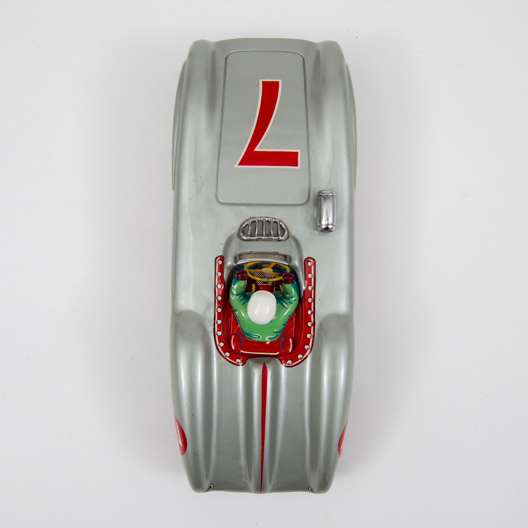 A Marusan tin plate Go Stop Benz Racer, Japan, 1950s.