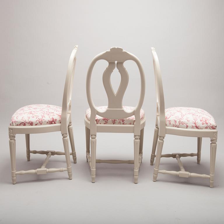 STOLAR, 6 st, sk svenska modellen, gustaviansk stil, 2000-tal.