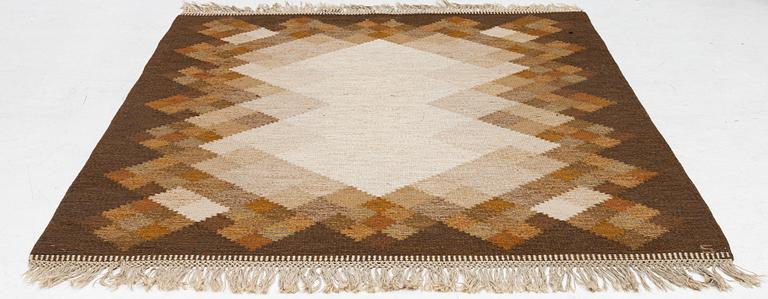 Brita Svefors, röllakan, "Opal", signerad, ca 230 x 168 cm.