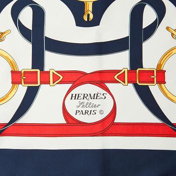 HERMÈS, scarf, "Eperon D'or".
