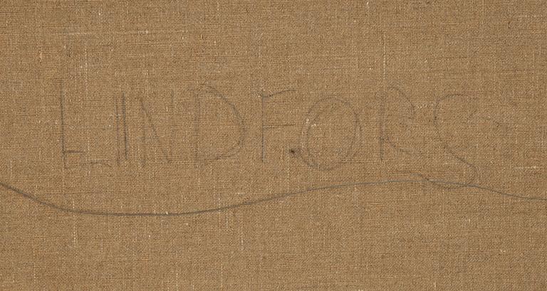 Kent Lindfors, oil on canvas, signed and dated 1973-74.