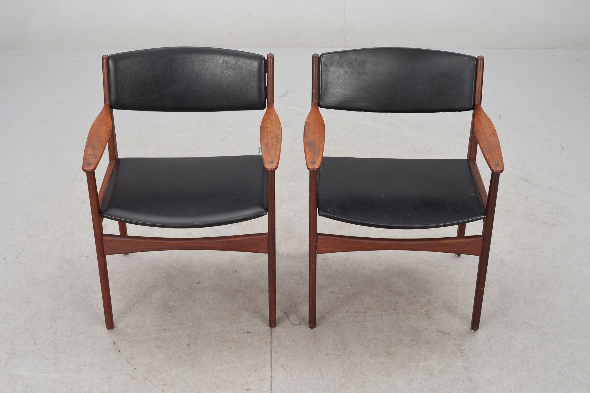 KARMSTOLAR, ett par, Frem Röjle, Danmark.