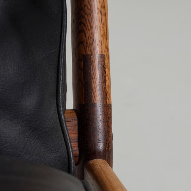 An Ib Kofod Larsen palisander 'Samsö' easy chair, OPE-möbler, Sweden 1960's.