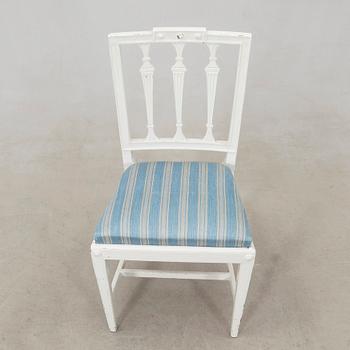 Chair, Anders Hellman (chairmaker in Stockholm 1793-1825) Late Gustavian.