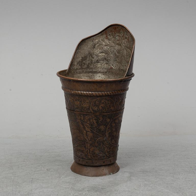 PARAPLYSTÄLL, koppar, 1800-tal.