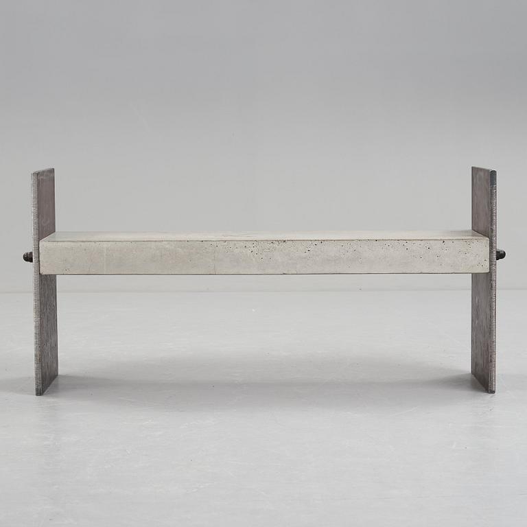 GEORG TOTH, a bench, signed and dated 2000.