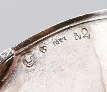 SOPPSLEV, silver, Peter Johan Zetterling, Linköping 1795. Total vikt 184 g.