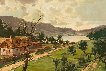 Jan Bohumil Pospísil, Southern landscape.