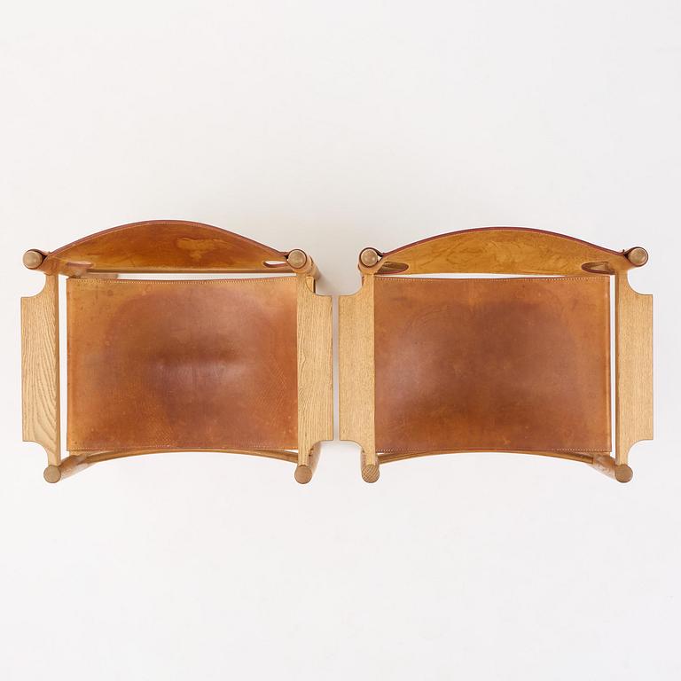 Børge Mogensen, a set of eight "Jagtspisestol"/"Spanish Dining" chairs model 3237 & 3238, Fredericia Stolefabrik, Denmark.