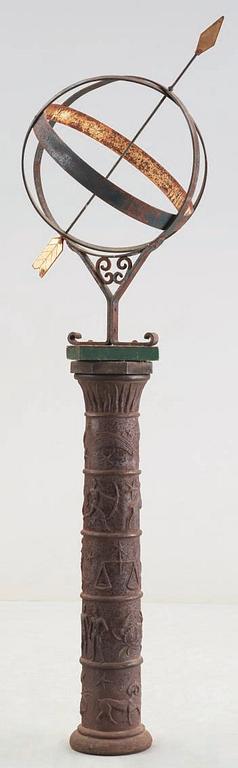 A Johannes Dahl cast iron column, Näfveqvarns Bruk, Sweden 1920's.