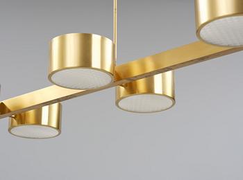 Hans-Agne Jakobsson, a monumental ceiling lamp model T 261/14, Hans-Agne Jakobsson AB, Markaryd, 1950s-60s.