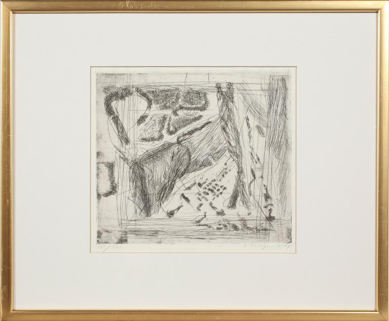 TORSTEN RENQVIST, linjeetsningar, 2 st, signerade och numrerade 145 respektive 240/320.