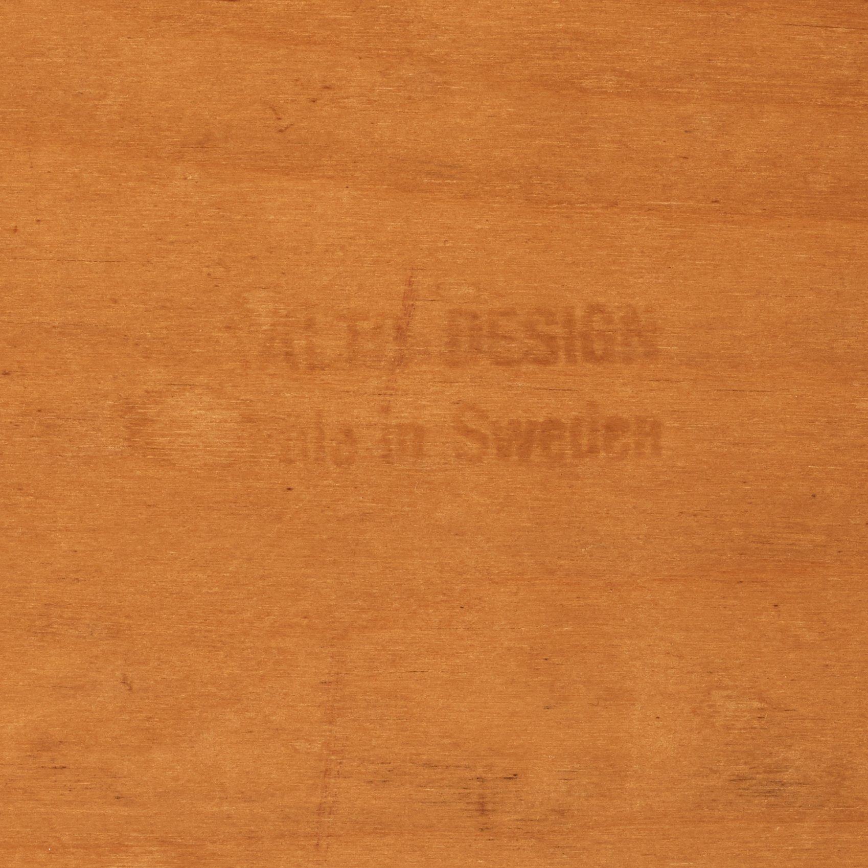 Alvar Aalto, a burled birch 'model 75' side table, Aalto Design, Hedemora, Sweden 1946-56.