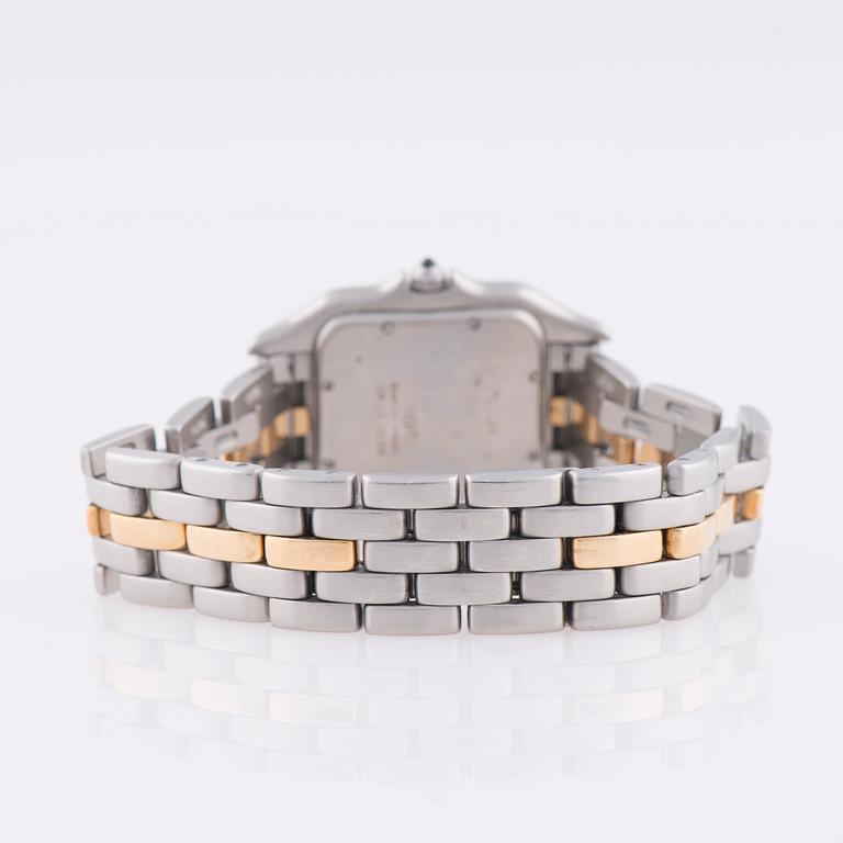 ARMBANDSUR, herr, Cartier, Santos, automatisk, stål och guld.