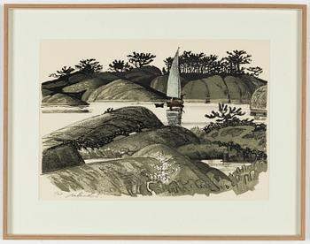 Roland Svensson, 3 litografier, signerade och numrerade.