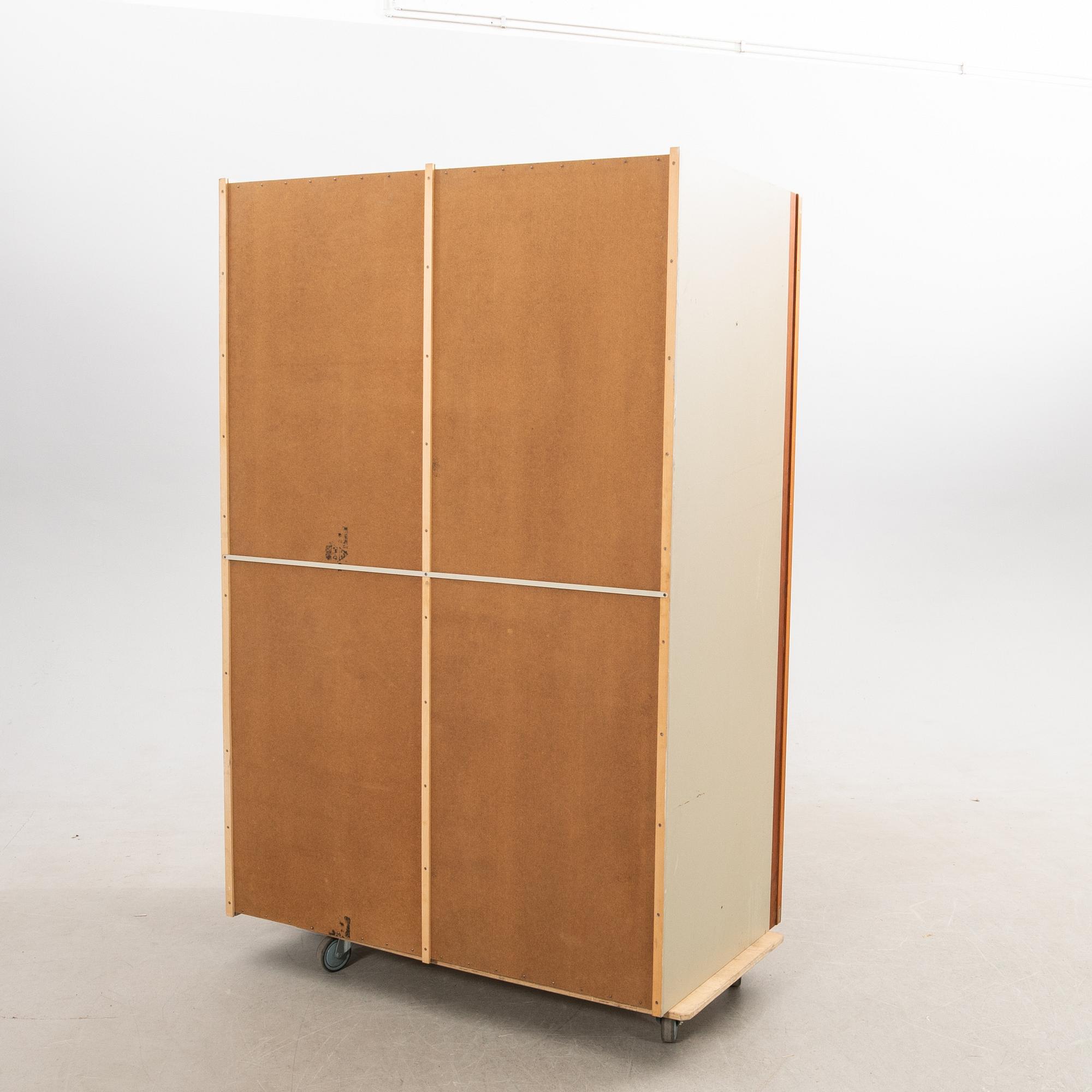 Børge Mogensen, & Grethe Meyer, cabinet/wardrobe, "The Building Cabinets of the Home", Denmark, 1960s.