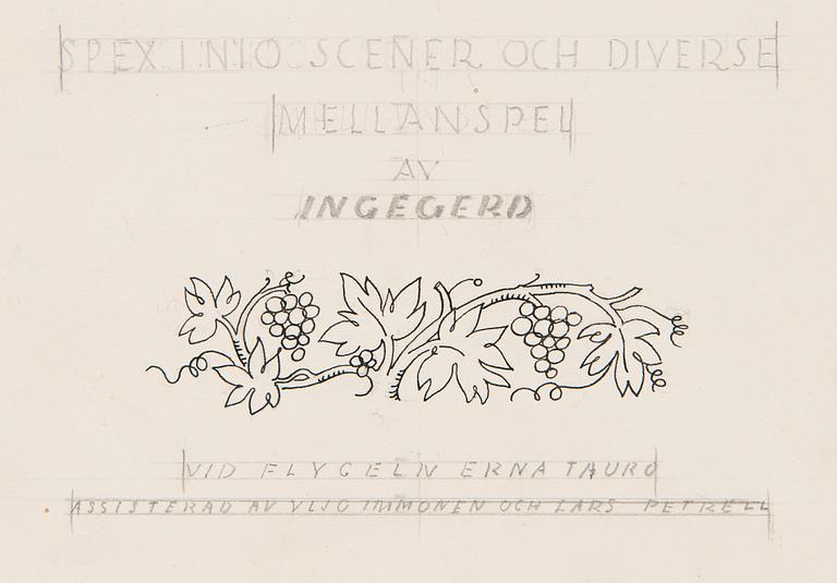 Tove Jansson, "Gubben Noak".