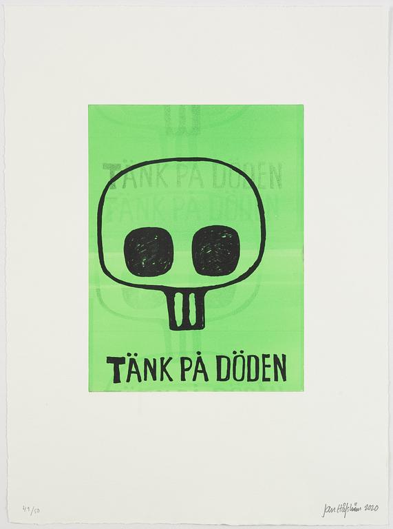 Jan Håfström, "Tänk på döden".