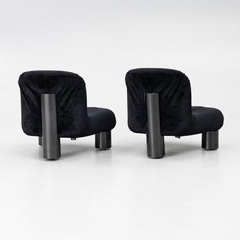 Cini Boiri, armchairs, a pair, "Botolo", Arflex, Italy.