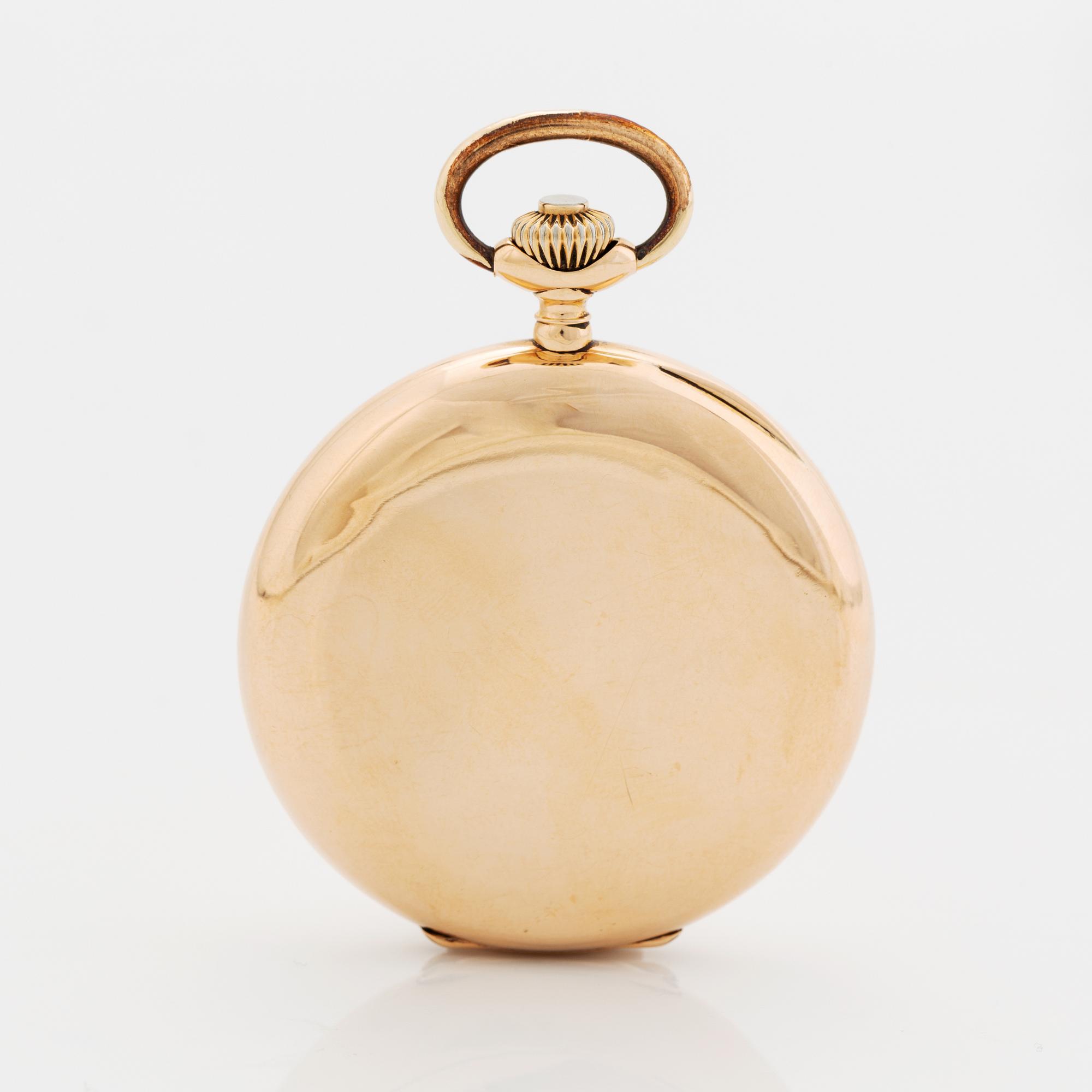J. Calame Robert, pocket watch, hunter, 51,5 mm.