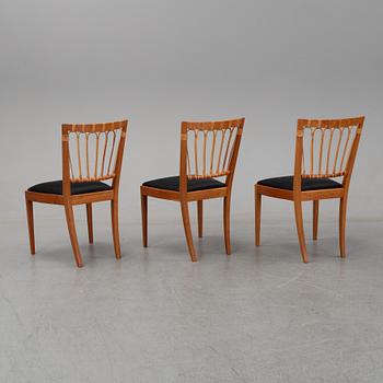 Josef Frank, stolar 6 st, modell 1165, Firma Svenskt Tenn.