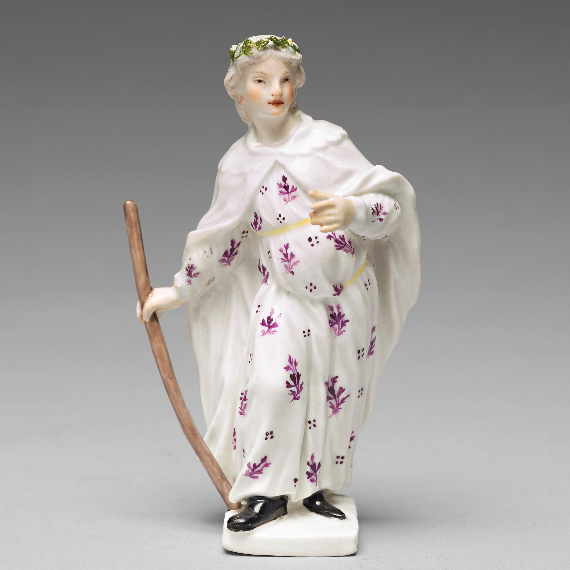 FIGURIN, porslin. Meissen, 1700-tal.