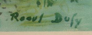 Raoul Dufy, "Normandie" 1954.