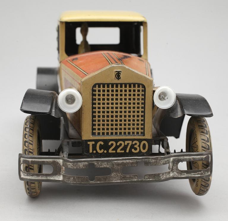 LEKSAKSBIL, Tipp & Co Coupé, Tyskland, omkring 1930. Märkt T.C. 22730.