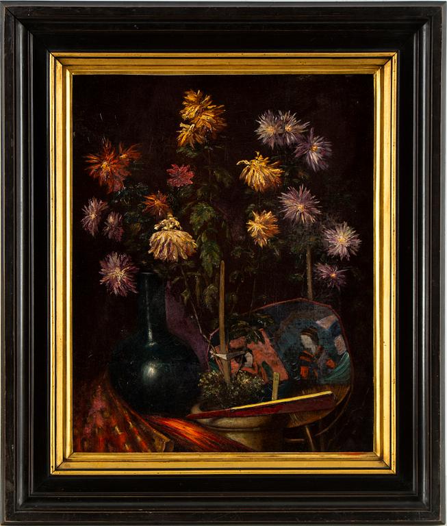 UNIDENTIFIED ARTIST, oil on canvas, signed and dated, probably CO 1899.