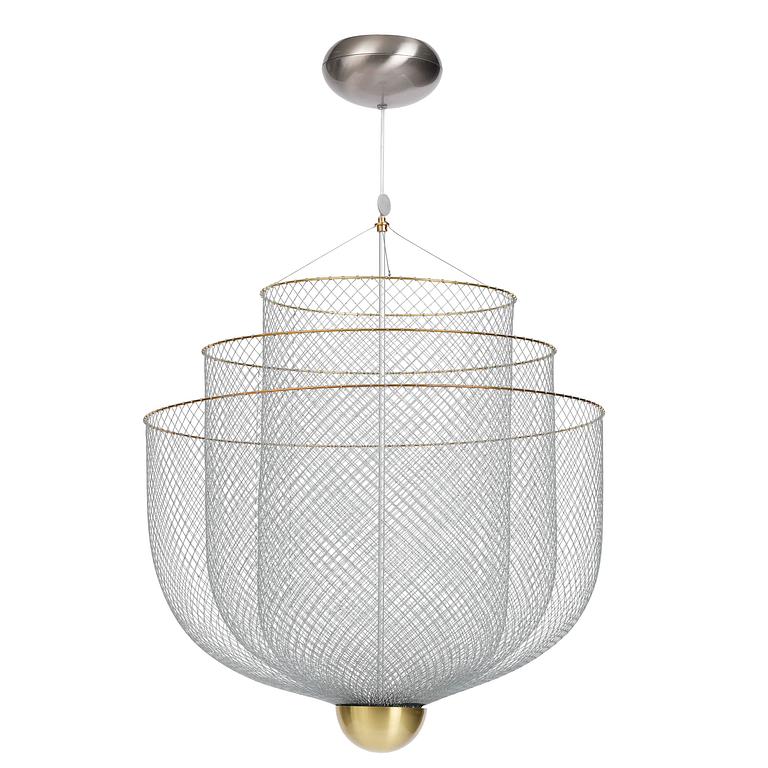 Rick Tegelaar, a "Meshmatics" ceiling lamp, Moooi, Netherlands, post 2016.