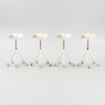 Jordi Bardia & Otto canalda, four 'Binaria' stools, D Barcelona.