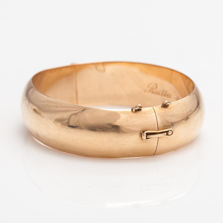 Armband, 14K guld. Westerback, Helsingfors 1970.