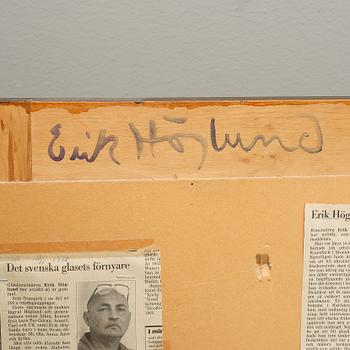 SPEGEL, Erik Höglund. Signerad på framsida och a tergo.