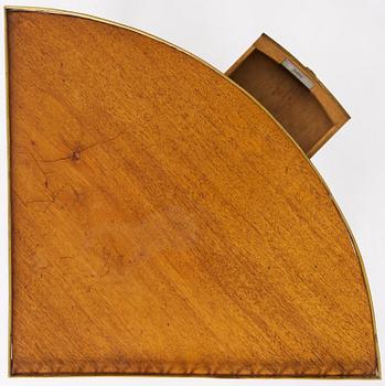 A late Gustavians corner-table attributed to A. Lundelius (master in Stockholm 1778-1823).