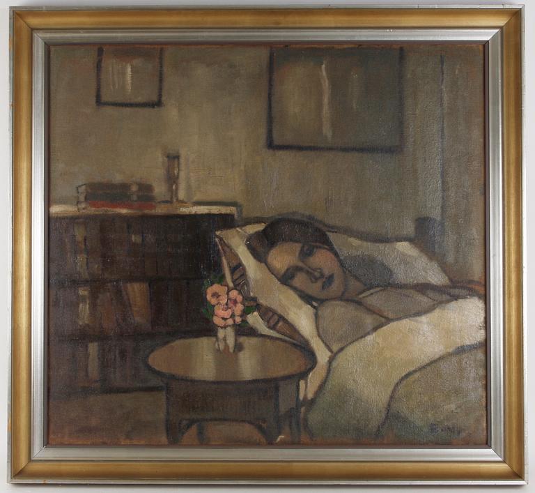 ERNST NORLIND, olja på duk, sign.