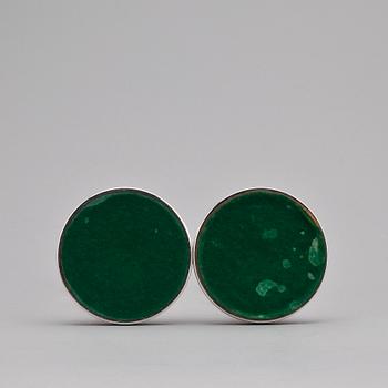 LJUSSTAKAR, ett par, silver, Eric Löfman, MGAB, Uppsala, 1974.