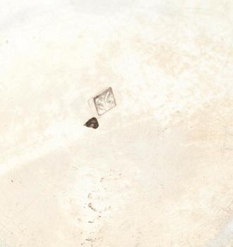 TOALETTSET, 6 delar, silver, kristall, Frankrike, 1800-talets mitt.