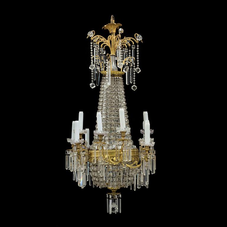 An early 20th century ceiling light.