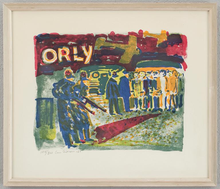 SVEN X:ET ERIXSON, färglitografi, signerad och numrerad 184/260.