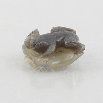 A group of three Chinese stone charms, 20th century.