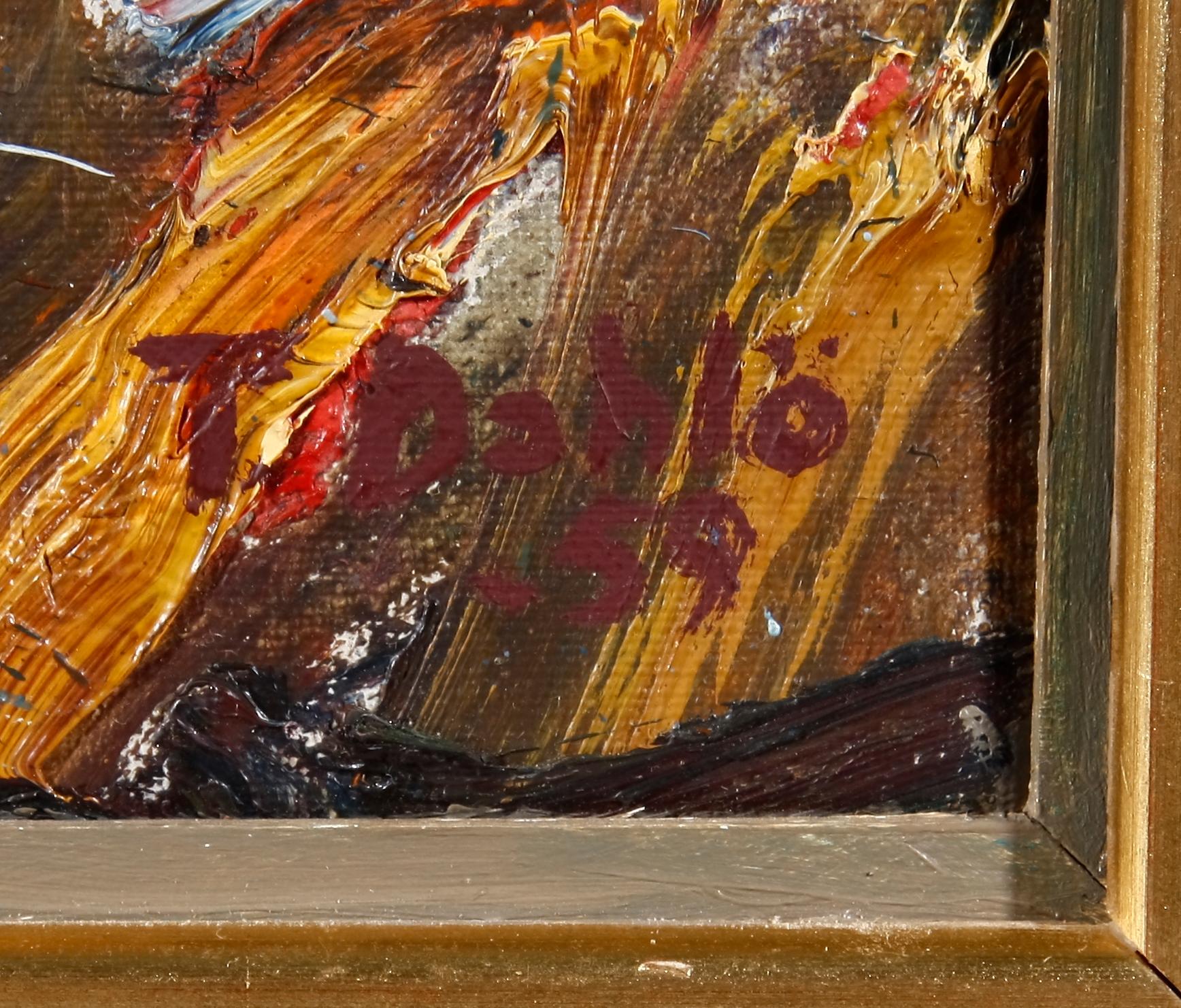 DAHLÖ, TURE, olja på pannå, sign och dat -59.